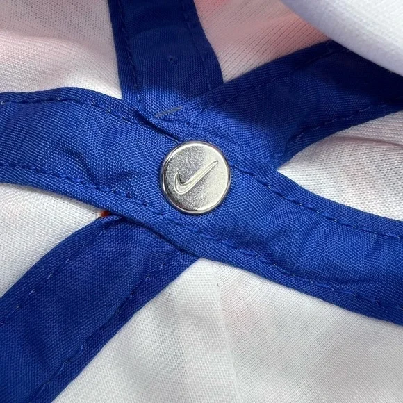 NIKE BALL CAP BRIGHT RED, BLUE, BLACK & WHITE FLORAL TROPICAL DESIGN ONE SIZE - Picture 8 of 10